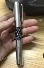 Stainless Steel Montblanc Gandhi Mahatma Silver Rollerball Pen